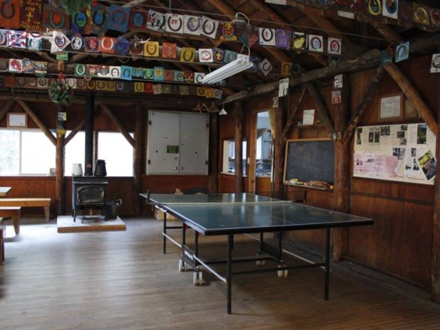 The Ping Pong Table in Sturtevant Lodge